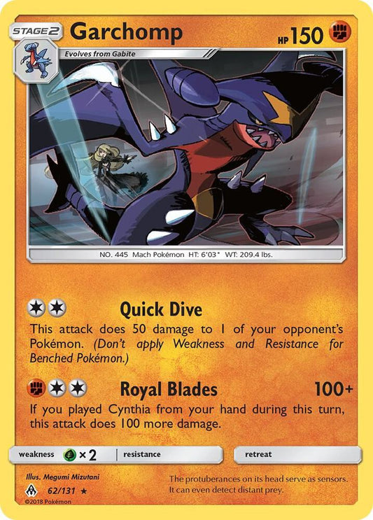 Pokemon Garchomp 62/131 Forbidden Light