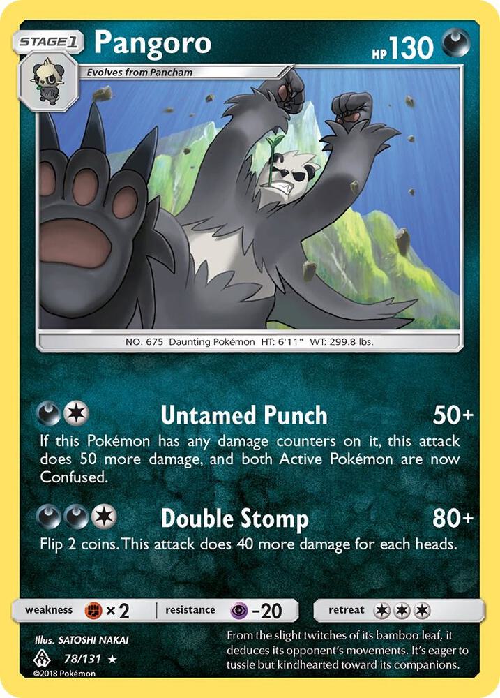 Pokemon Pangoro 78/131 Forbidden Light