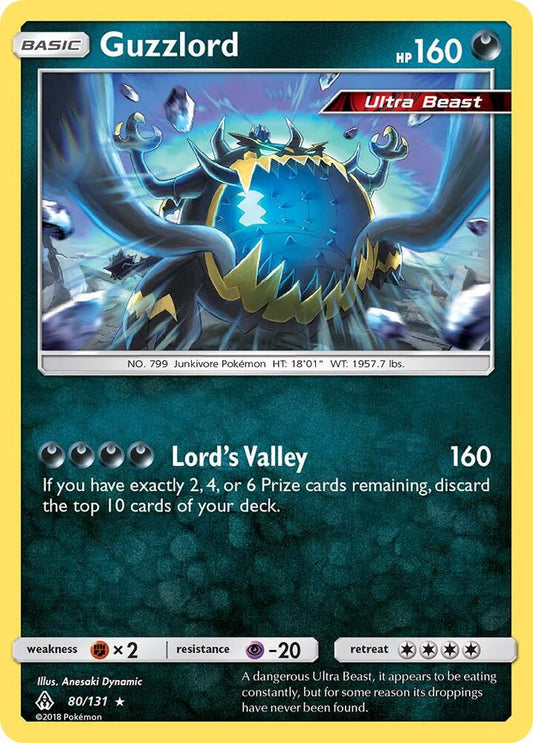 Pokemon Guzzlord 80/131 Forbidden Light
