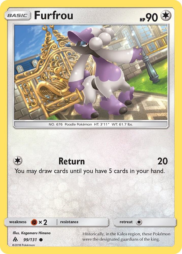 Pokemon Furfrou 99/131 Forbidden Light