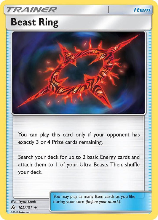 Pokemon Beast Ring 102/131 Forbidden Light