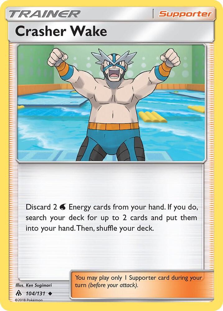 Pokemon Crasher Wake 104/131 Forbidden Light