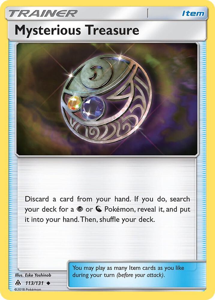 Pokemon Mysterious Treasure 113/131 Forbidden Light