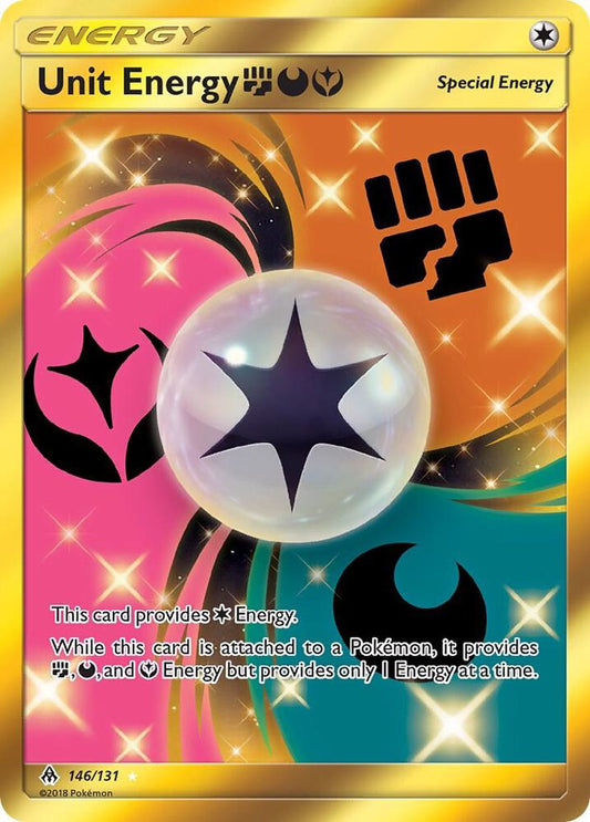 Pokemon Unit Energy Fighting/Darkness/Fairy 146/131 Forbidden Light