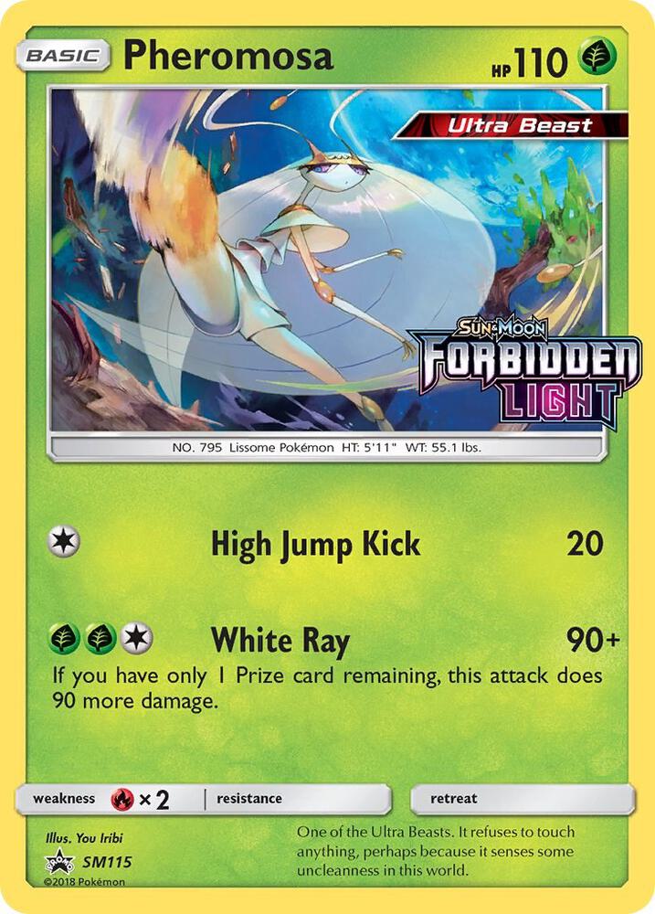 Pokemon Pheromosa SM115 SM Black Star Promos