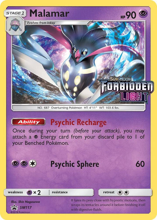 Pokemon Malamar SM117 SM Black Star Promos