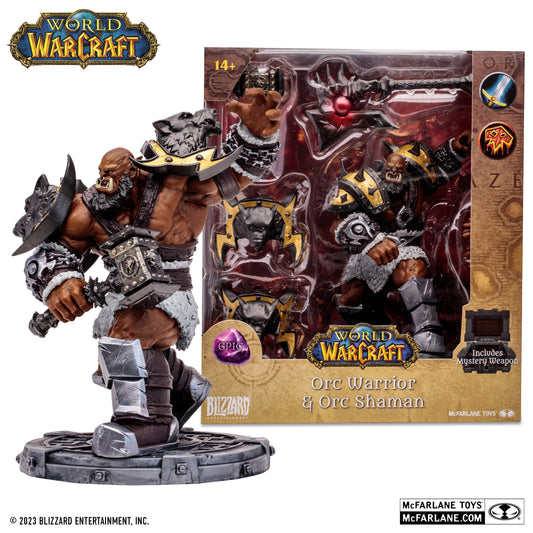 McFarlane Toys World of Warcraft Orc Warrior & Orc Shaman (Epic) Statue