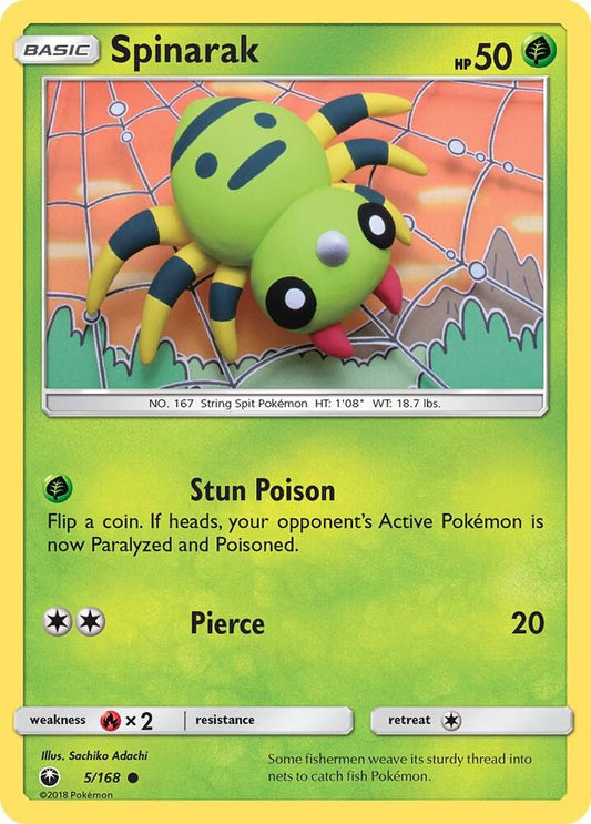 Pokemon Spinarak 5/168 Celestial Storm
