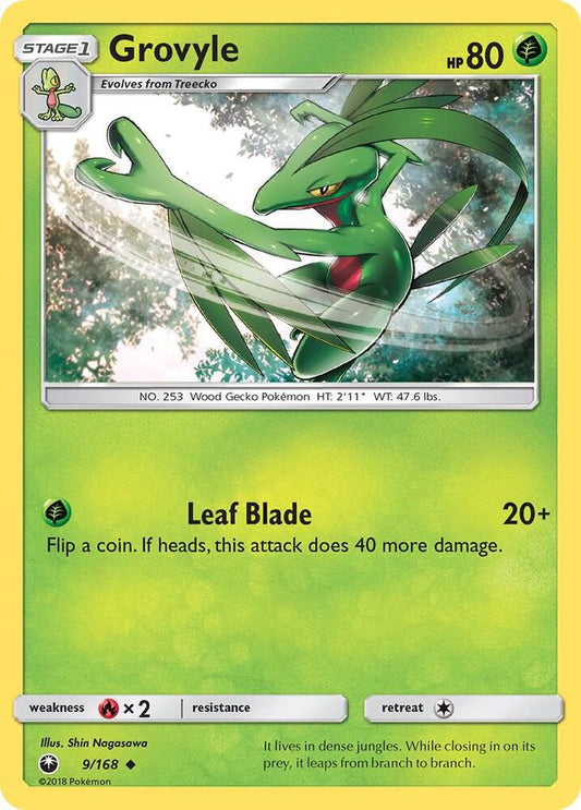 Pokemon Grovyle 9/168 Celestial Storm