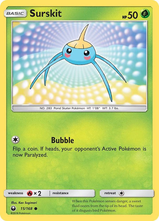 Pokemon Surskit 15/168 Celestial Storm