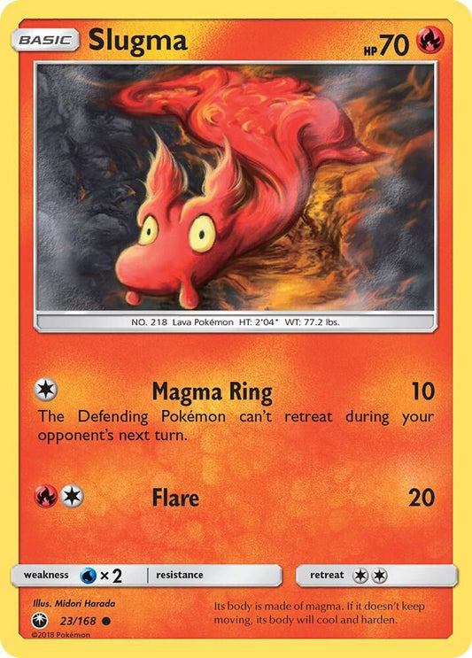 Pokemon Slugma 23/168 Celestial Storm