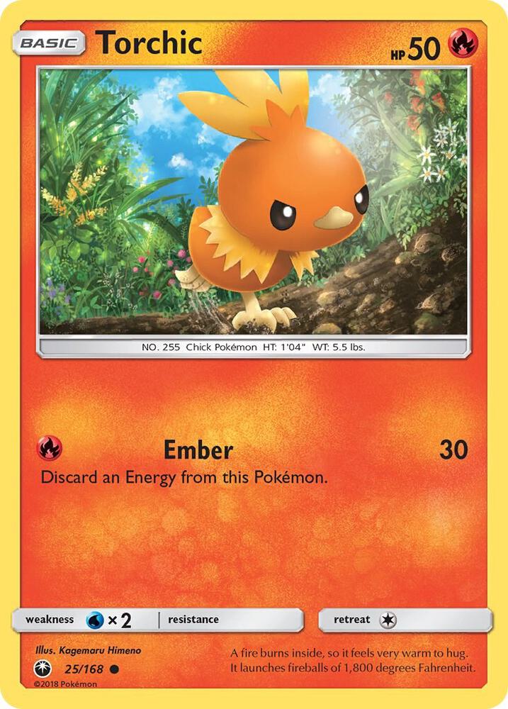 Pokemon Torchic 25/168 Celestial Storm