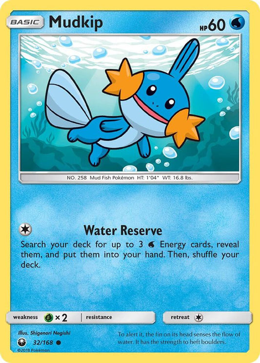 Pokemon Mudkip 32/168 Celestial Storm