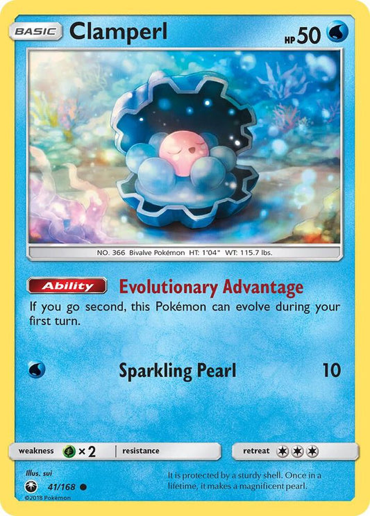 Pokemon Clamperl 41/168 Celestial Storm