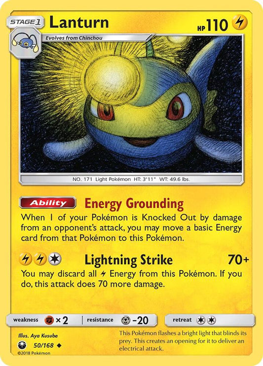 Pokemon Lanturn 50/168 Celestial Storm
