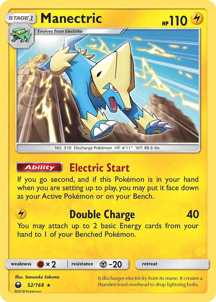 Pokemon Manectric 52/168 Celestial Storm