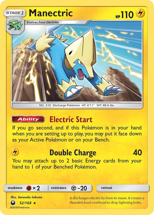 Pokemon Manectric 52/168 Celestial Storm