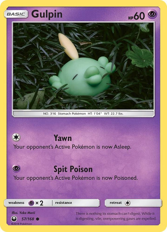 Pokemon Gulpin 57/168 Celestial Storm