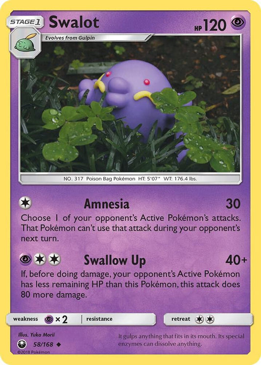 Pokemon Swalot 58/168 Celestial Storm
