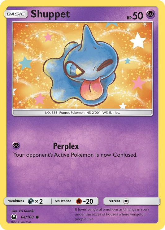 Pokemon Shuppet 64/168 Celestial Storm