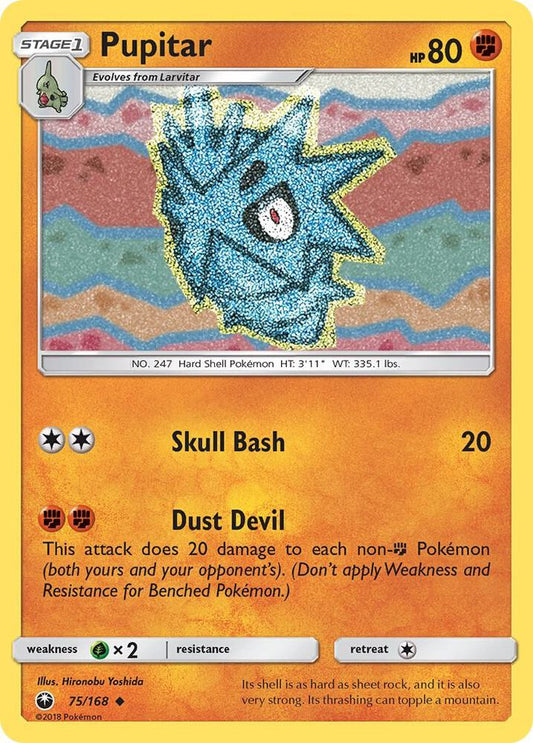 Pokemon Pupitar 75/168 Celestial Storm