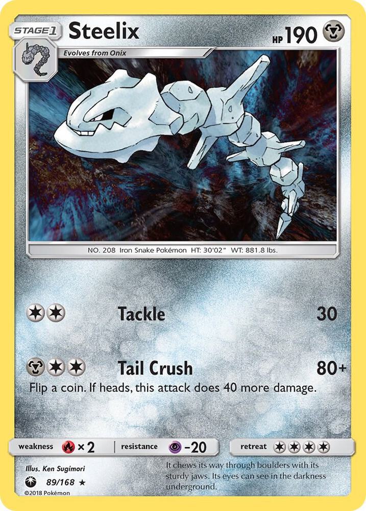 Pokemon Steelix 89/168 Celestial Storm