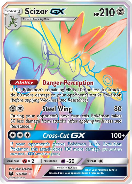 Pokemon Scizor GX 175/168 Celestial Storm