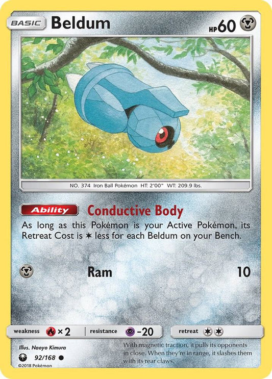 Pokemon Beldum 92/168 Celestial Storm