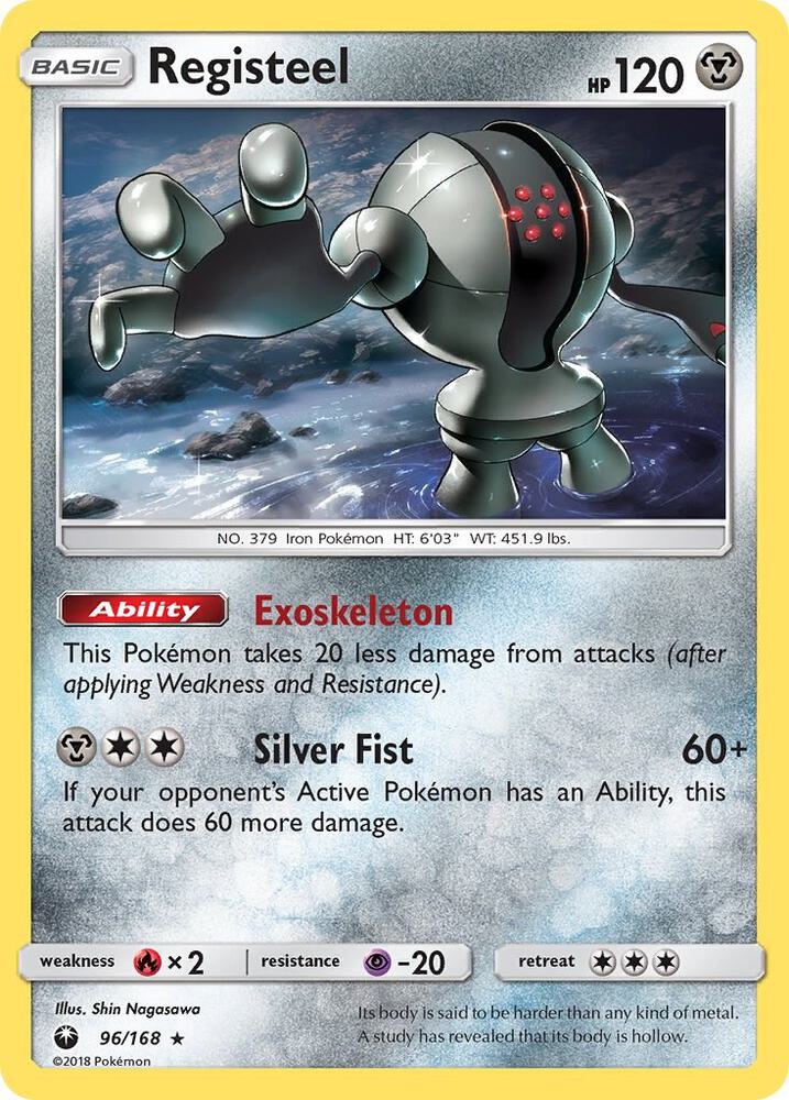 Pokemon Registeel 96/168 Celestial Storm
