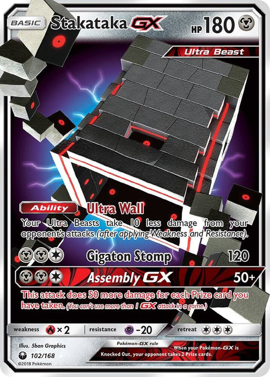 Pokemon Stakataka GX 102/168 Celestial Storm