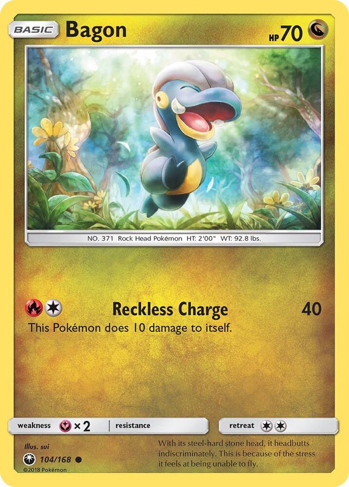 Pokemon Bagon 104/168 Celestial Storm