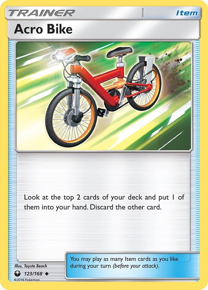 Pokemon Acro Bike 123/168 Celestial Storm