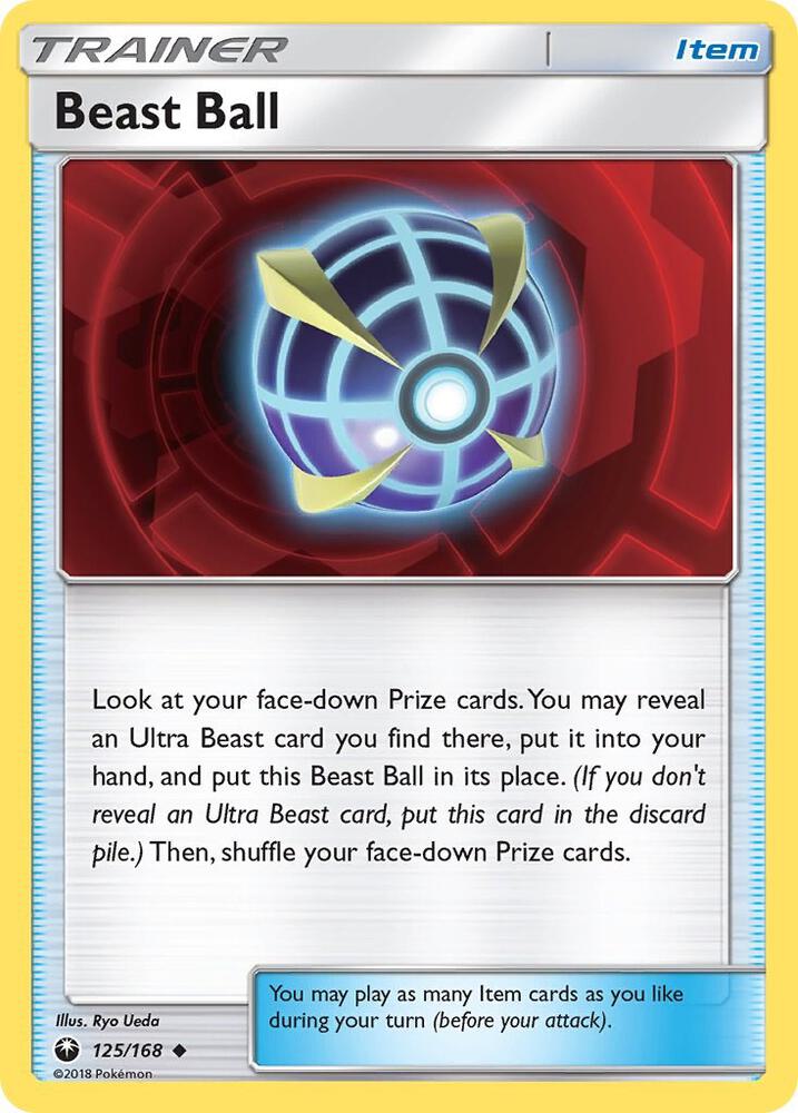 Pokemon Beast Ball 125/168 Celestial Storm