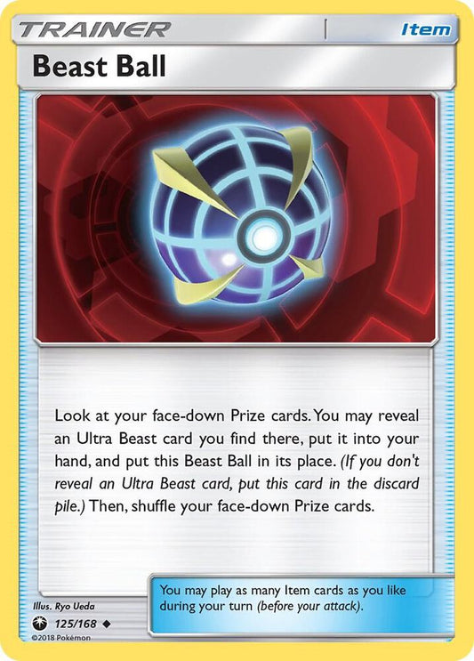 Pokemon Beast Ball 125/168 Celestial Storm