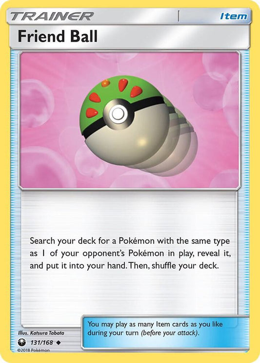 Pokemon Friend Ball 131/168 Celestial Storm
