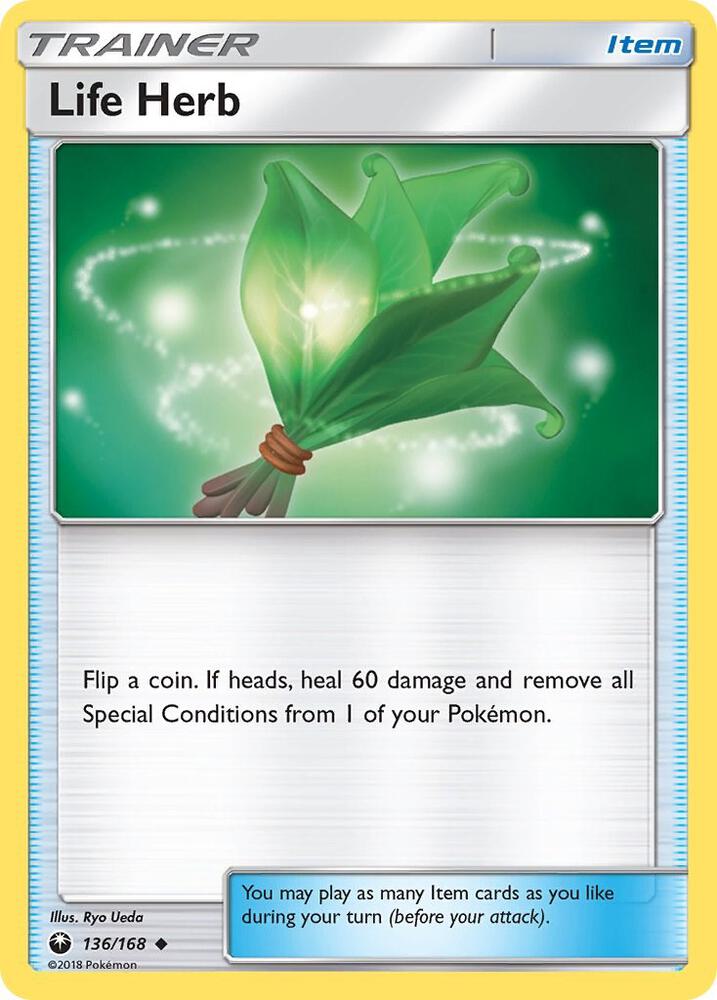 Pokemon Life Herb 136/168 Celestial Storm