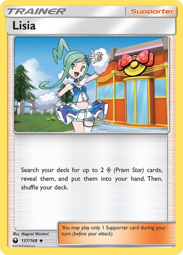 Pokemon Lisia 137/168 Celestial Storm