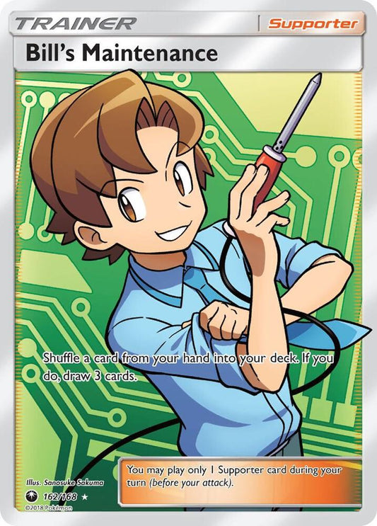 Pokemon Bill's Maintenance 162/168 Celestial Storm