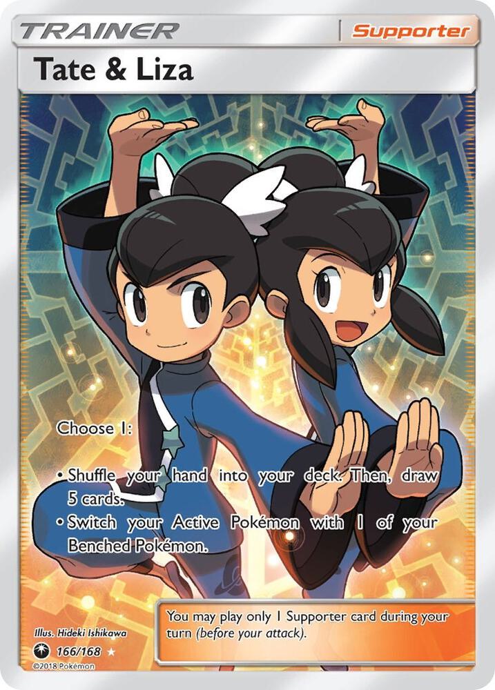Pokemon Tate & Liza 166/168 Celestial Storm