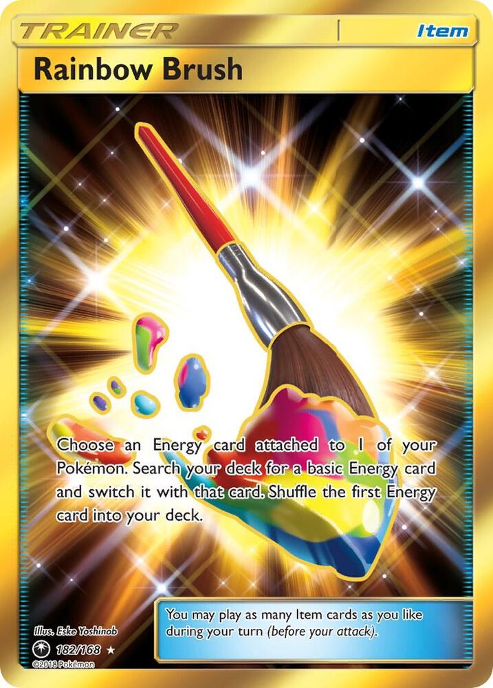 Pokemon Rainbow Brush 182/168 Celestial Storm