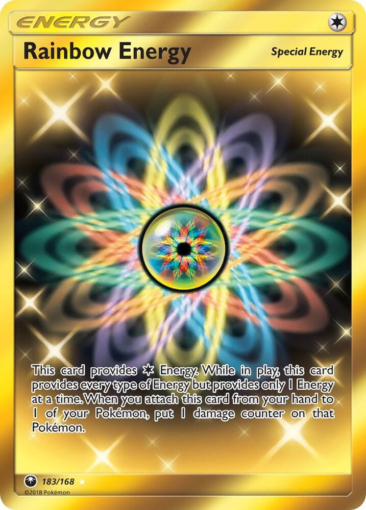 Pokemon Rainbow Energy 183/168 Celestial Storm