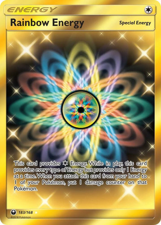 Pokemon Rainbow Energy 183/168 Celestial Storm