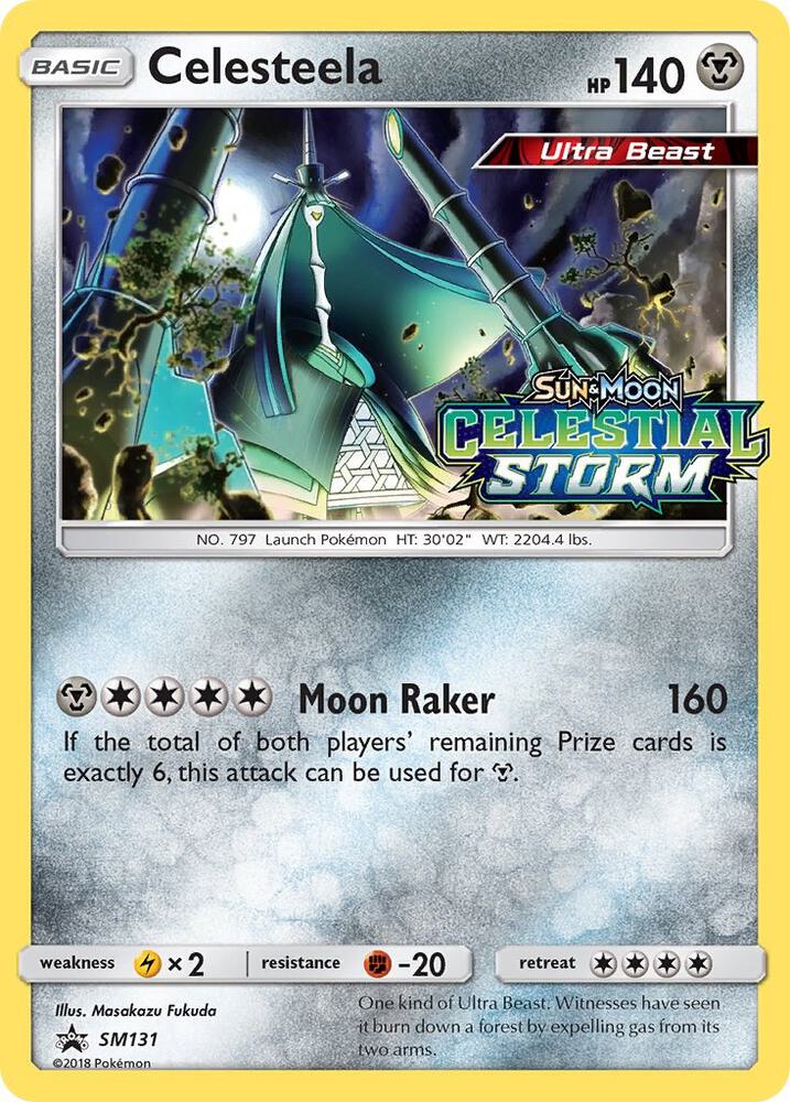 Pokemon Celesteela SM131 SM Black Star Promos