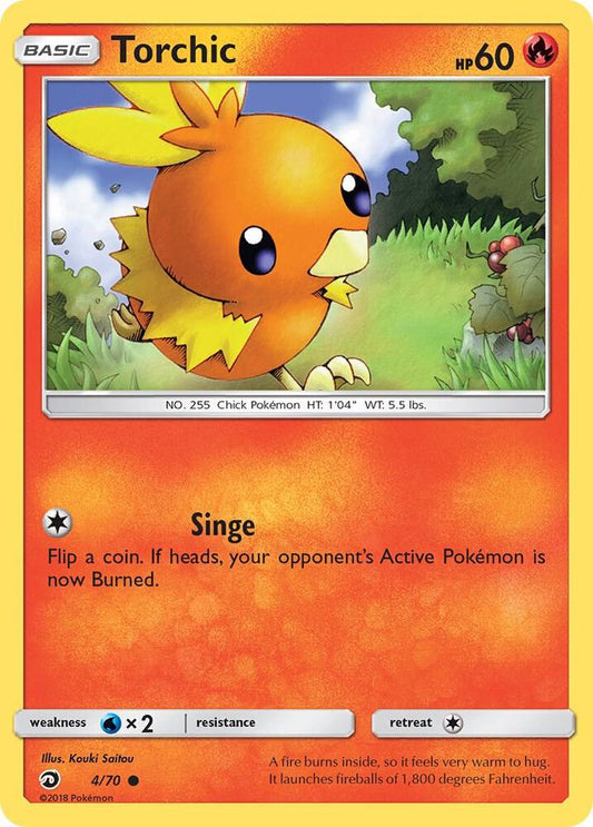Pokemon Torchic 4/70 Dragon Majesty