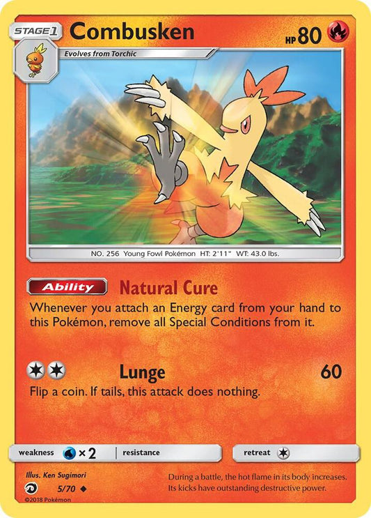 Pokemon Combusken 5/70 Dragon Majesty