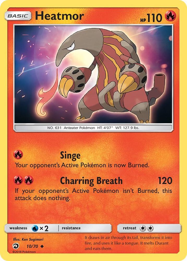 Pokemon Heatmor 10/70 Dragon Majesty