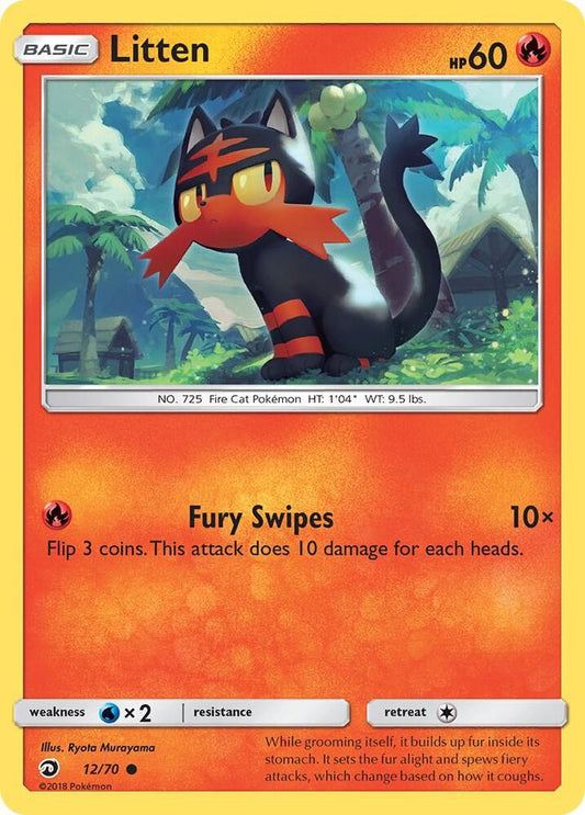 Pokemon Litten 12/70 Dragon Majesty