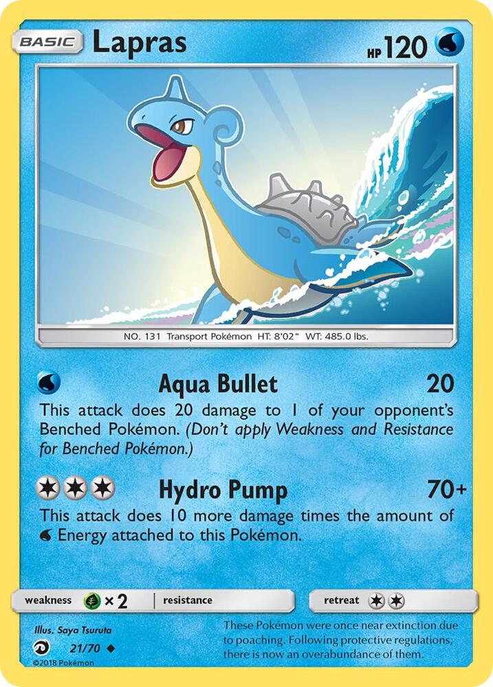 Pokemon Lapras 21/70 Dragon Majesty