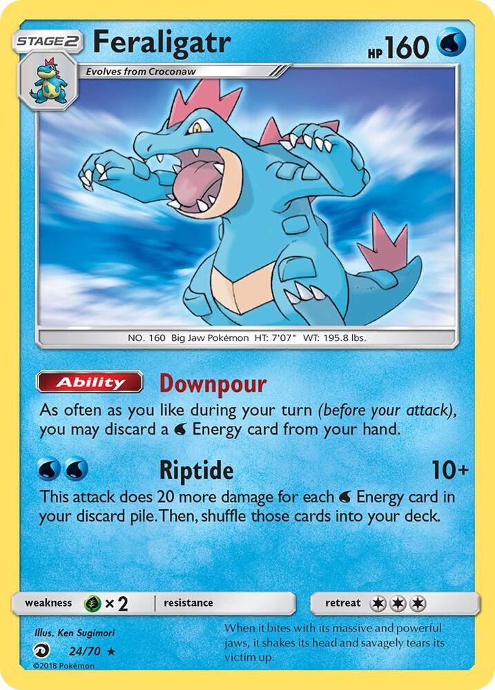 Pokemon Feraligatr 24/70 Dragon Majesty