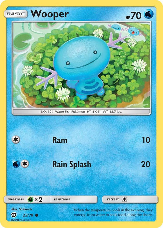 Pokemon Wooper 25/70 Dragon Majesty